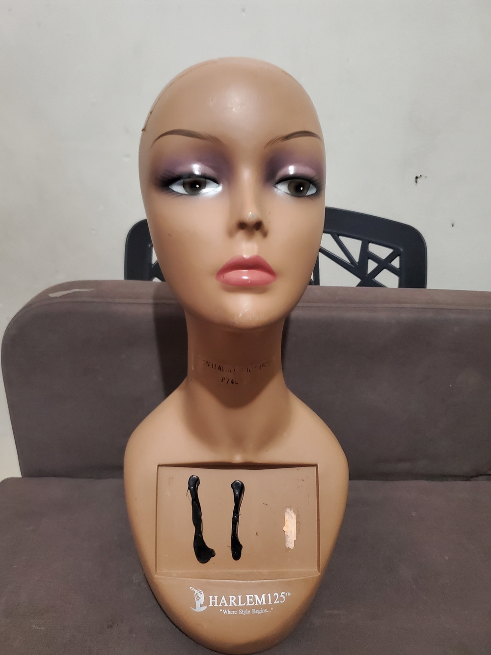 HARLEM125 Mannequin Head Display in Tan